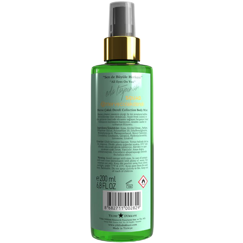Eda Taspinar Squad Merve Colak Dereli Collection Body Mist 200ml