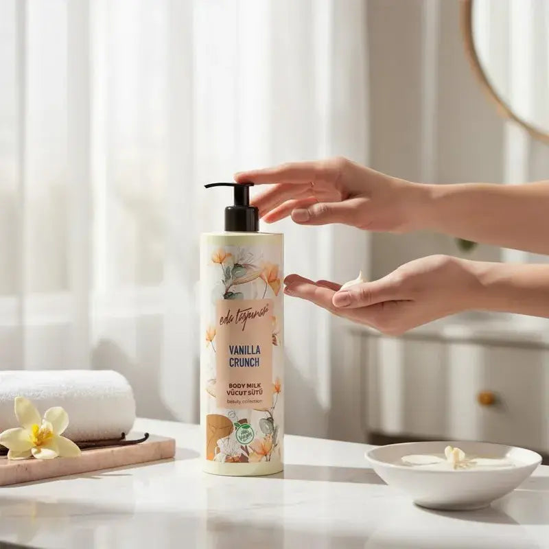 Eda Taspinar Vanilla Crunch Body Milk Sweet Moisturizer 400ml