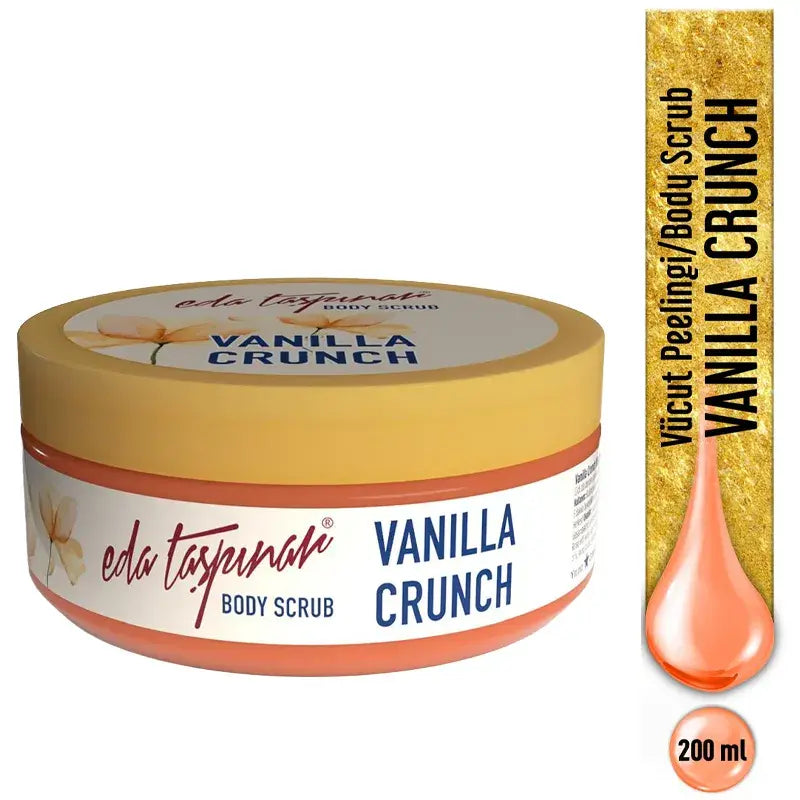 Eda Taspinar Vanilla Crunch Body Scrub for Smooth Skin 200ml