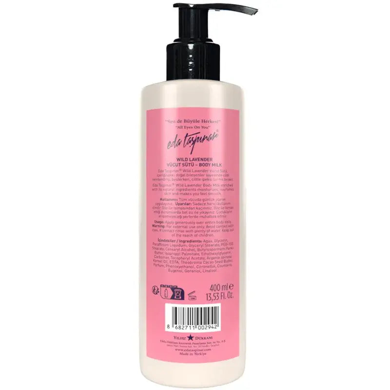 Eda Taspinar Wild Lavender Body Milk for Soft Skin 400ml
