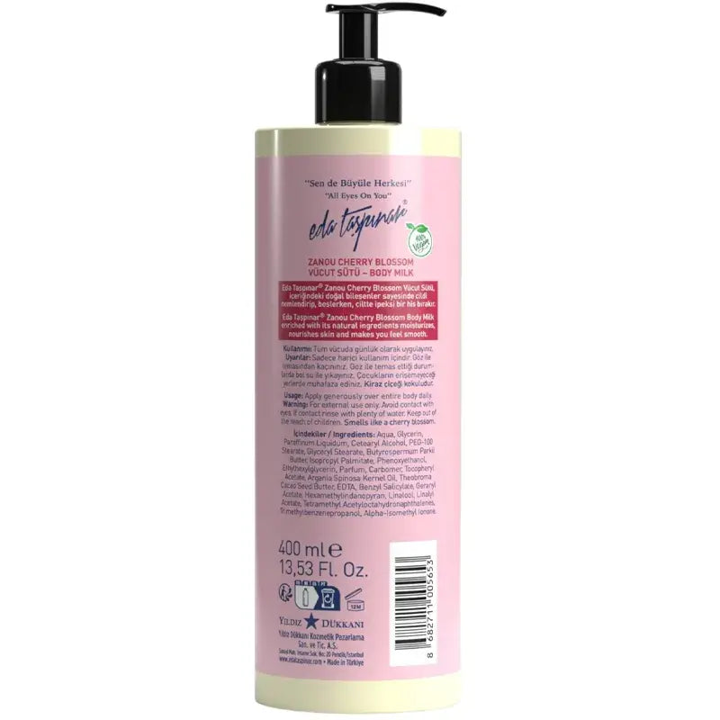 Eda Taspinar Zanou Cherry Blossom Body Milk 400ml