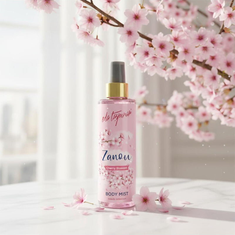 Eda Taspinar Zanou Cherry Blossom Body Mist Floral Scent 200ml