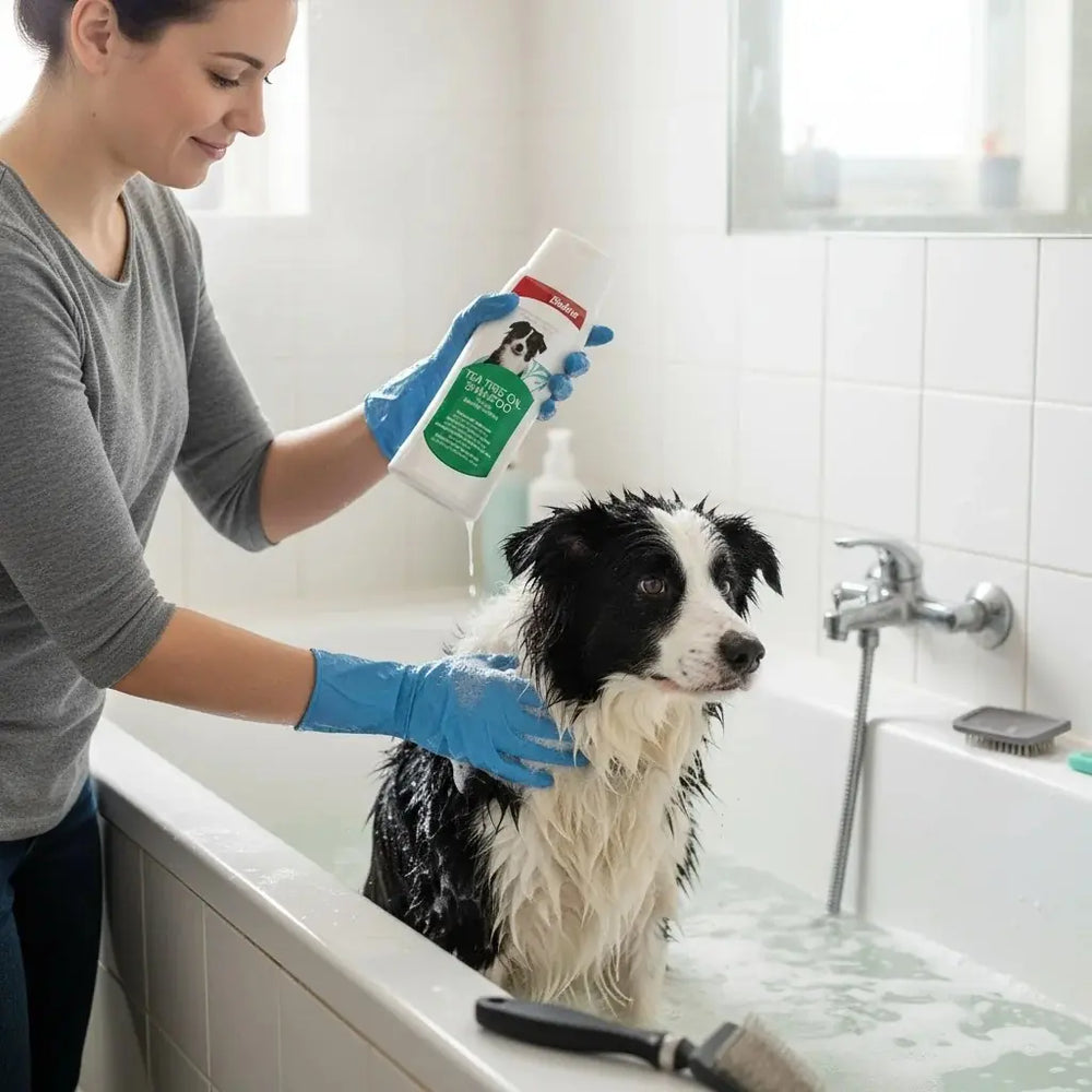 Bioline Tea Tree Oil Dog Shampoo for Soft, Shiny Coat 250ml