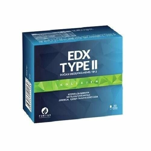 Fortius Pharmaceutical EDX Type II Collagen Support 30 Capsules