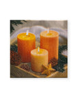 Alouette Christmas Candle Napkins for Holiday Tables 20-Pack