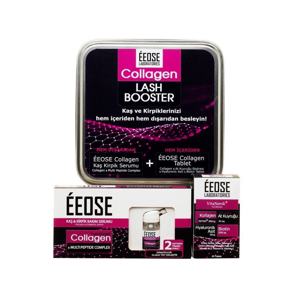 Eeose Collagen Brow & Lash Serum and Collagen Supplement Set