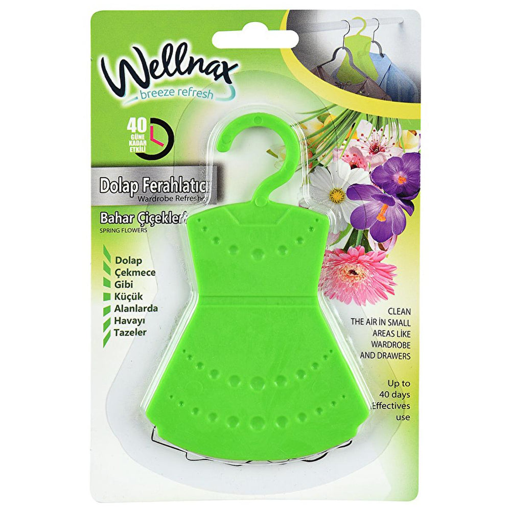 Wellnax Clothing Scent Sachet - Freshens Closets & Drawers with Elegant Dress Design, 20g - Fragrance