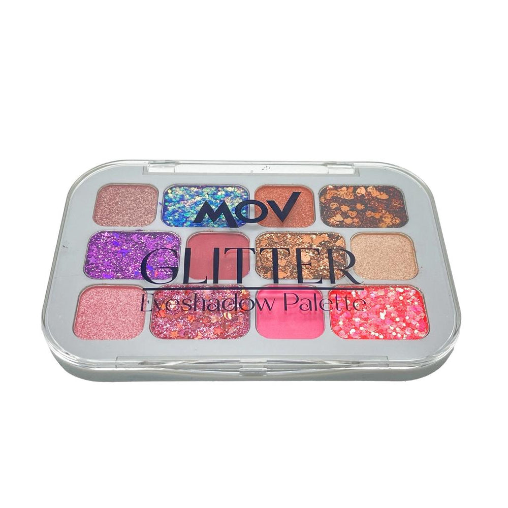 Mov Glitter 12-Color Eyeshadow Palette No: 03
