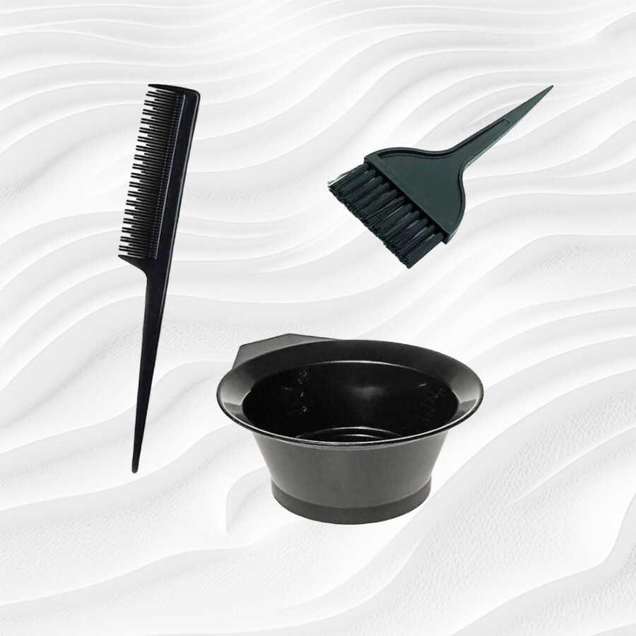 Ege Sir Hair Dye Set Professional Application Kit 3 Pieces