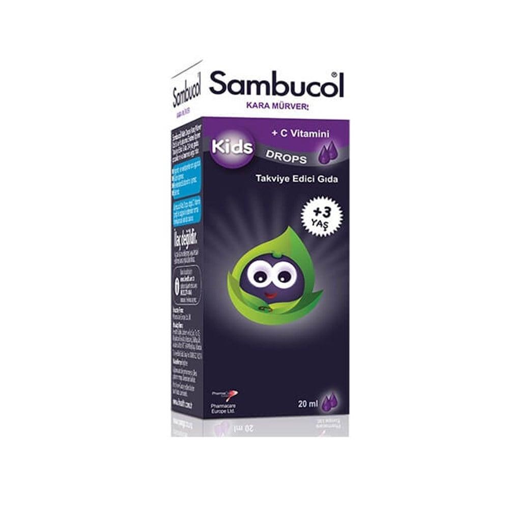 Sambucol Kids Immune Support Drops - 20ml Black Elderberry Supplement for Children, Natural Health Product Sambucol Kids Immune Support Drops - Natural Health Supplement Sambucol Kids Drop, Black Elderberry Supplement, Immune System Support for Kids, Dietary Supplement for Children, Natural Health Products for Kids, Kids Health Supplements, Immune Boosting Drops, Black Elderberry for Kids, Rosehip Extract Supplement, Vitamin C for Kids