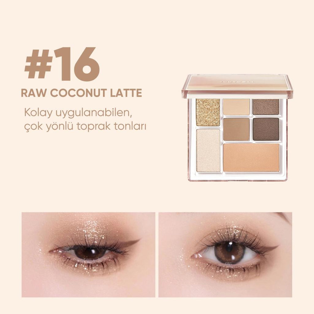 Judydoll All-in-One Makeup Palette 16 Raw Coconut Latte 9g