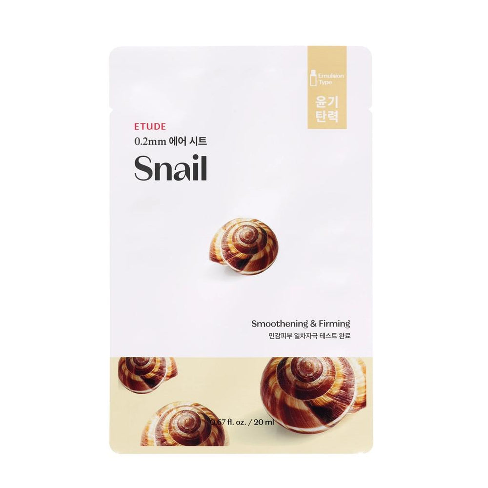 Etude Snail Mucin Firming Sheet Mask for Plump Skin 20ml