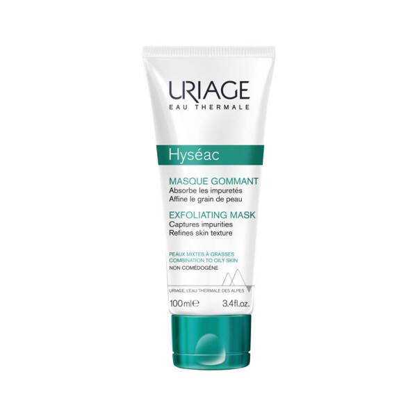 Uriage Hyseac Exfoliating Mask 100ml - Gentle Cleansing & Oil Control for Oily Skin - Face Mask