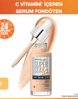 Maybelline New York Super Stay Vitamin C Skin Tint Foundation: Long Lasting, Light Coverage, Radiant, Natural Finish Maybelline Vitamin C Skin Tint: Light Coverage, Radiant Look skin tint foundation, vitamin c foundation, light coverage foundation, long lasting foundation, hydrating skin tint, Maybelline skin tint, radiant skin foundation, natural finish foundation, foundation, skin tint, vitamin c, light coverage, long lasting, hydrating, radiant skin, natural finish, makeup, beauty, cosmetics, women's mak