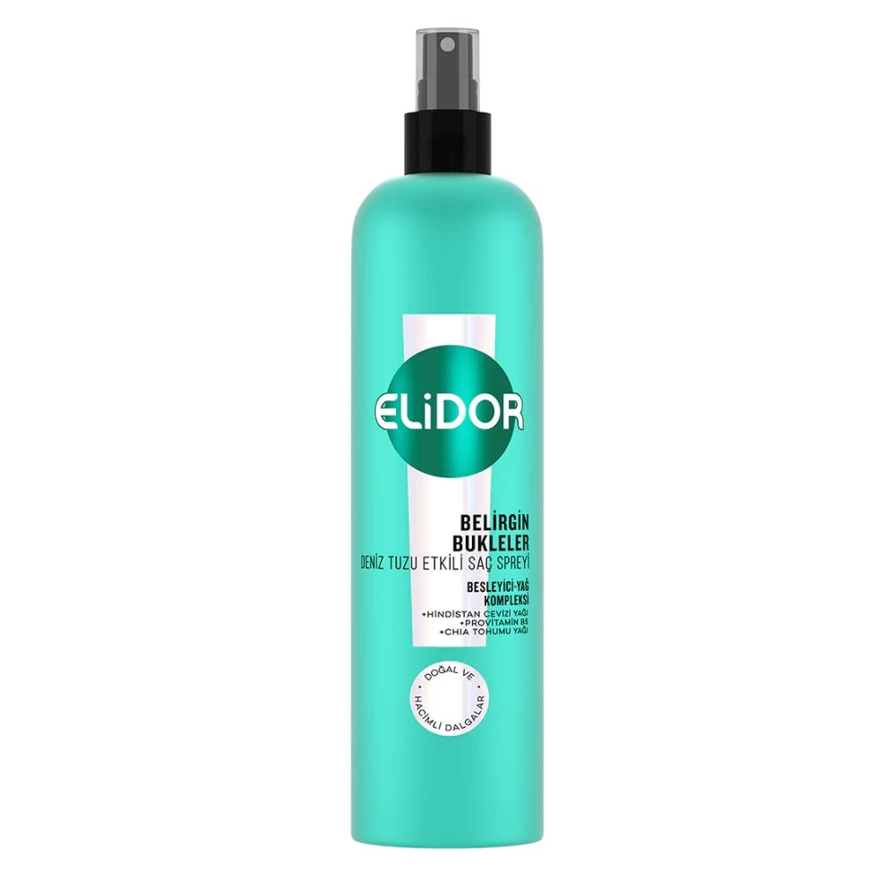 Elidor Sea Salt Hair Spray for Defined Curls 190 ml