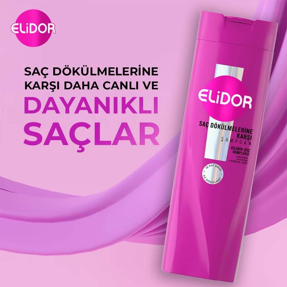 Elidor Hair Fall Control Shampoo for Stronger Hair 400ml