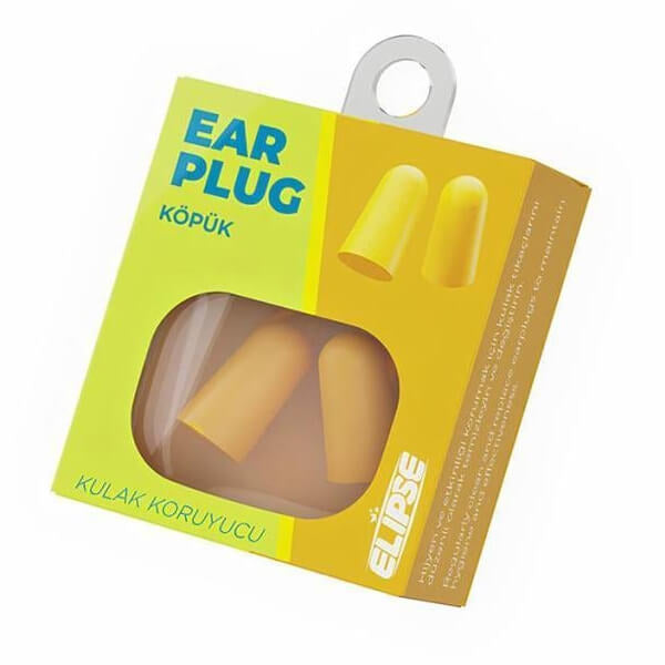Elipse Polyurethane Foam Earplugs for Noise Reduction