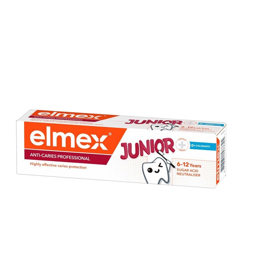 Elmex Junior Kids Toothpaste for Ages 6-12 75ml