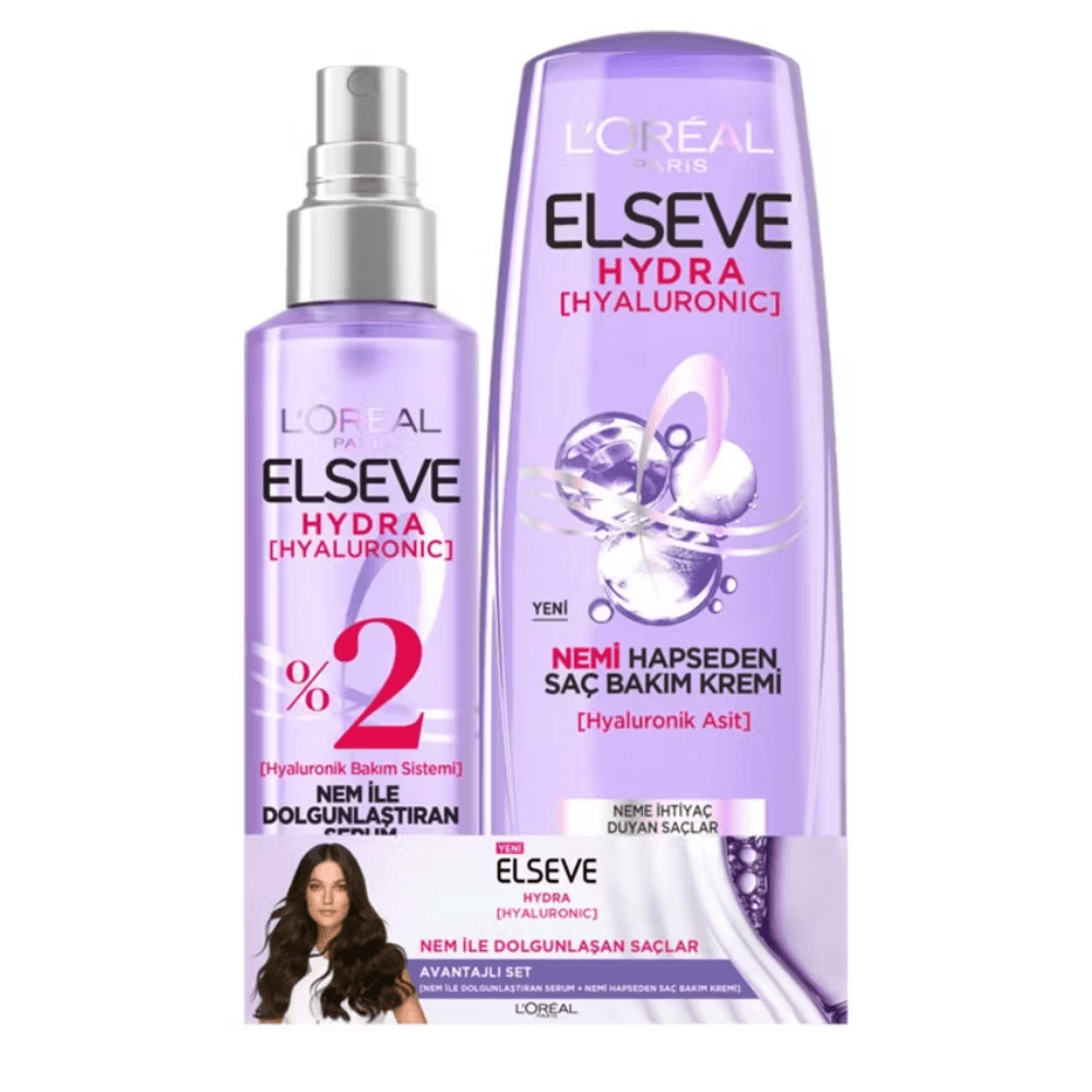Loreal Paris Elseve Hydra Hyaluronic Moisture Set 450ml