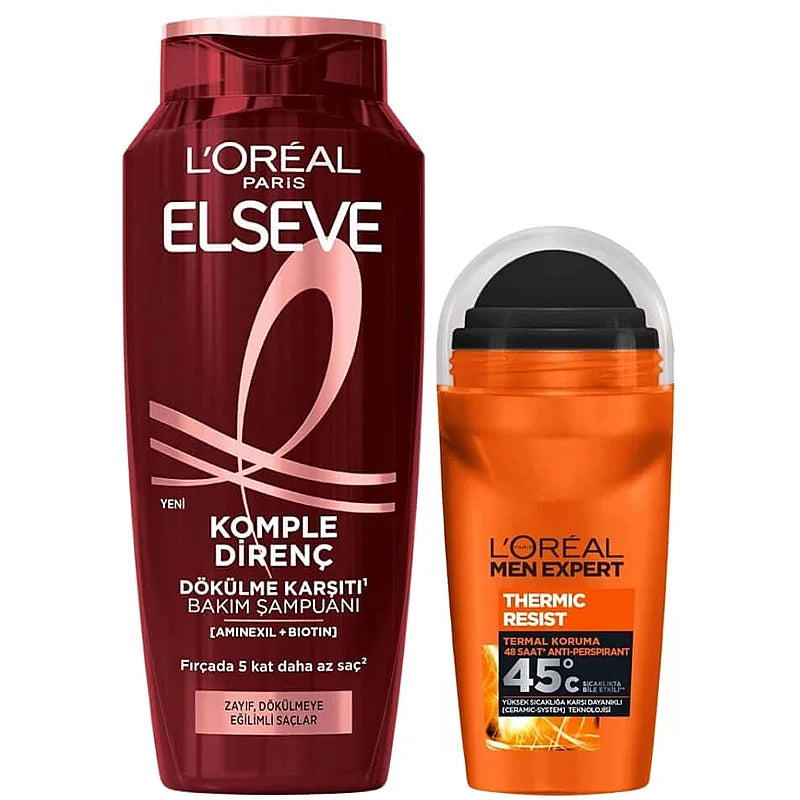 Elseve & L'Oreal Men Expert Hair and Body Care Set 350ml