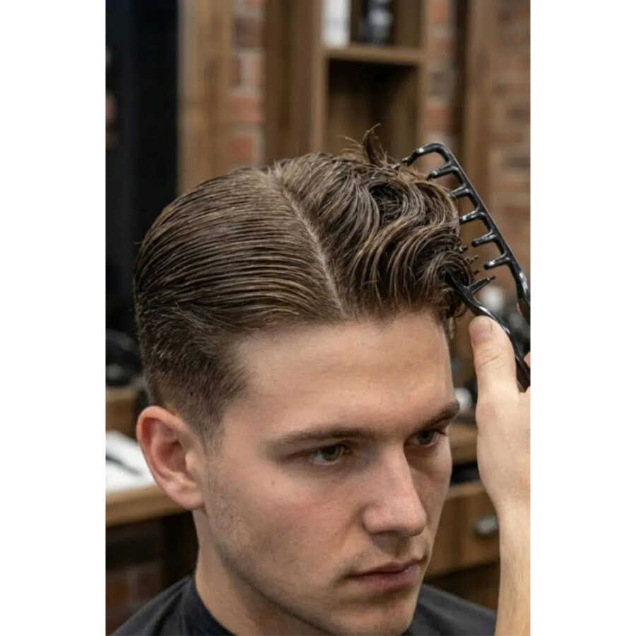Elvora Miracle Comb Volumizing Hair Styling Tool Black