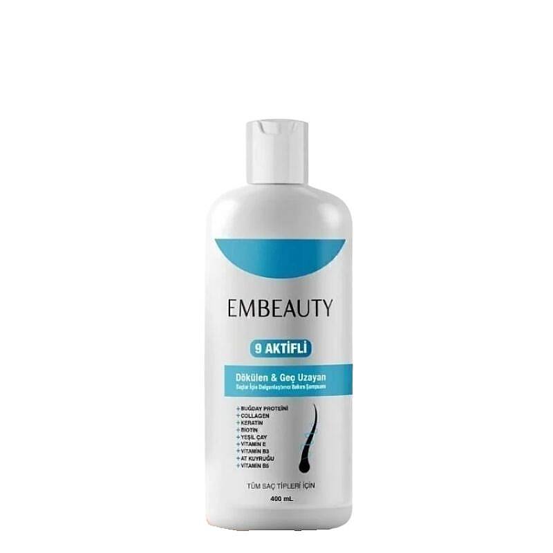 Embeauty 9 Actives Hair Strengthening & Growth Shampoo 400 ml