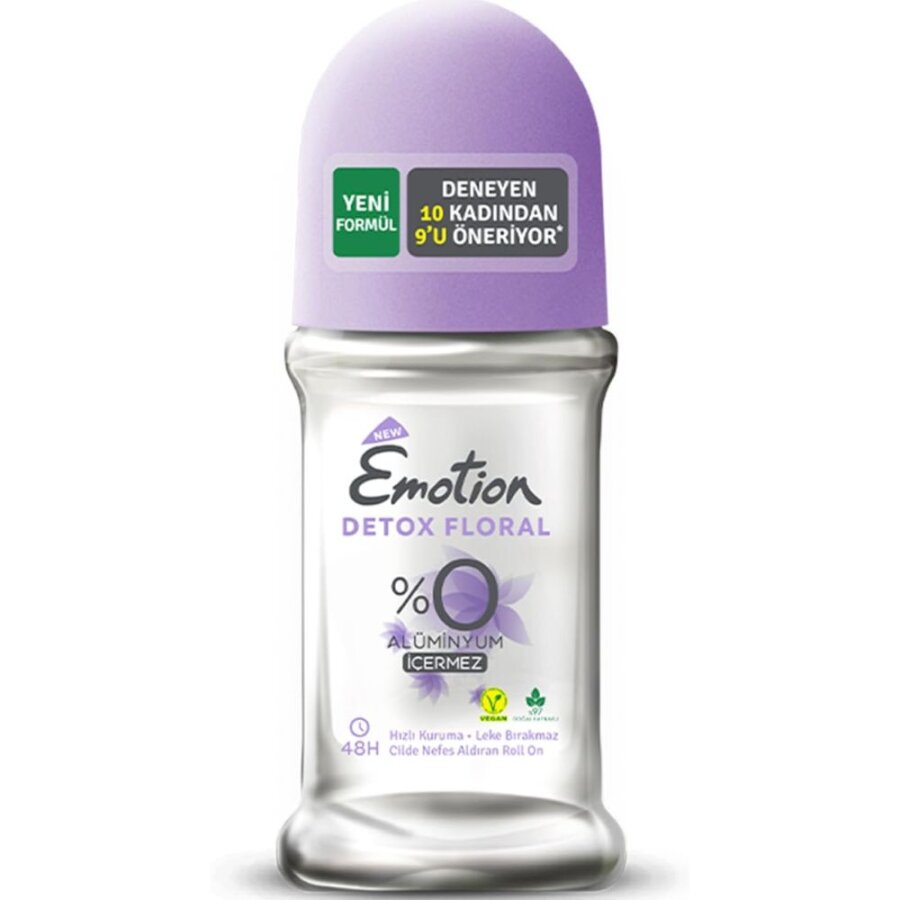 Emotion Detox Floral Deodorant Roll-On for Women 50ml