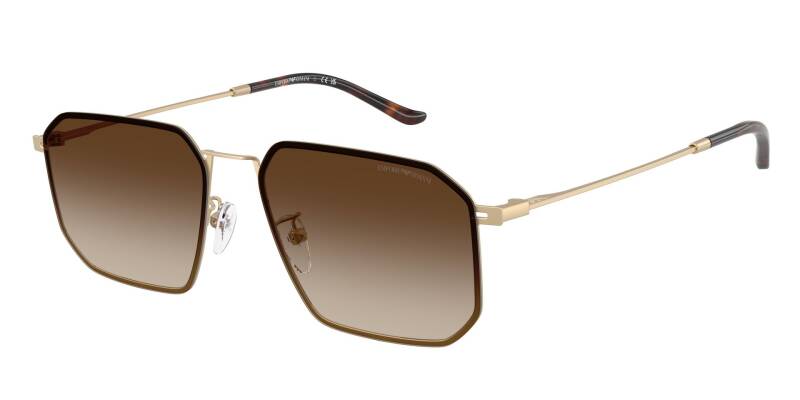 Emporio Armani 0EA2165D Brown Lens Metal Sunglasses 58mm