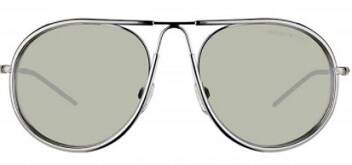 Emporio Armani 2034 3010/6G Grey Metal Mirror Sunglasses 54mm