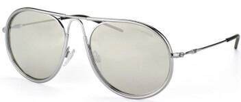 Emporio Armani 2034 3010/6G Grey Metal Mirror Sunglasses 54mm