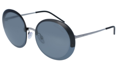 Emporio Armani 2044 3010/6G Metal Mirror Sunglasses 61mm