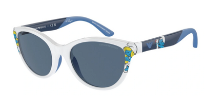 Emporio Armani 4003 5344/80 Patterned Square Sunglasses