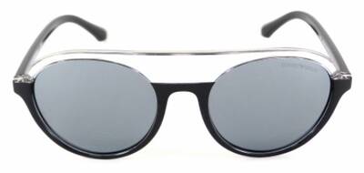 Emporio Armani 4067 5522/6G Square Sunglasses in Clear Black