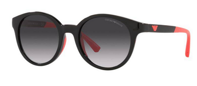 Emporio Armani 4185 5017/8G Black Square Sunglasses