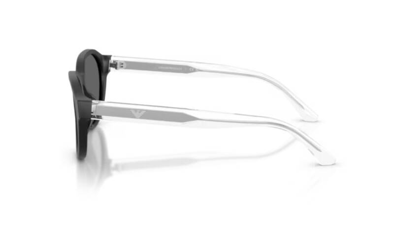 Emporio Armani Kids Matte Black Square Sunglasses 48mm
