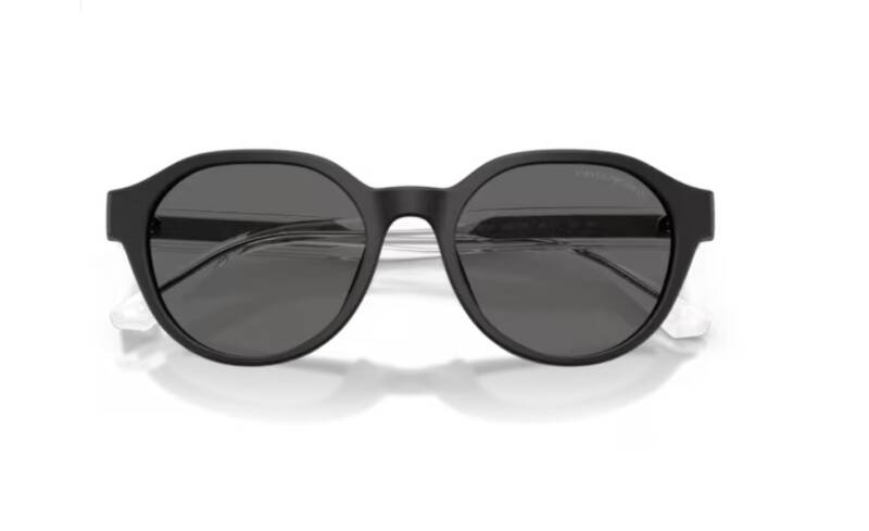 Emporio Armani Kids Matte Black Square Sunglasses 48mm