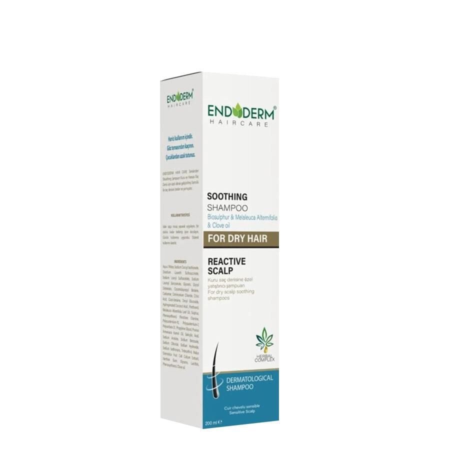 Endoderm Hair Care Soothing Shampoo for Dry Scalp 200 ml