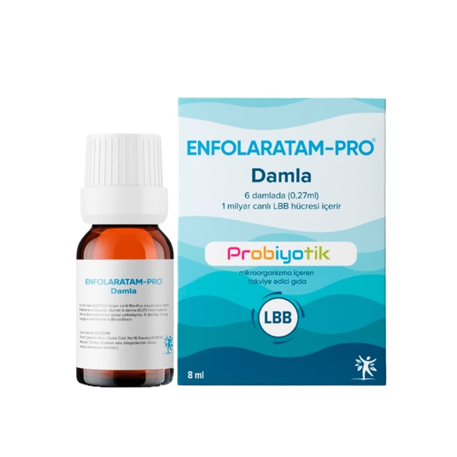 Enfolaratam Pro Probiotic Drops for Daily Support 8 ml