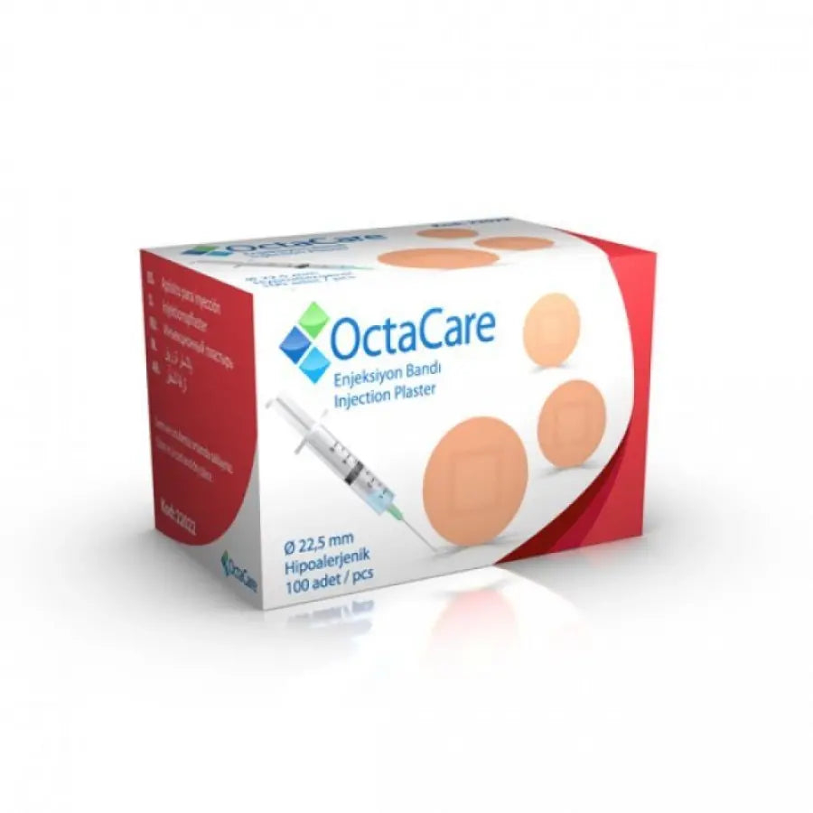 Octamed Octacare Injection Plasters Waterproof 100 Count
