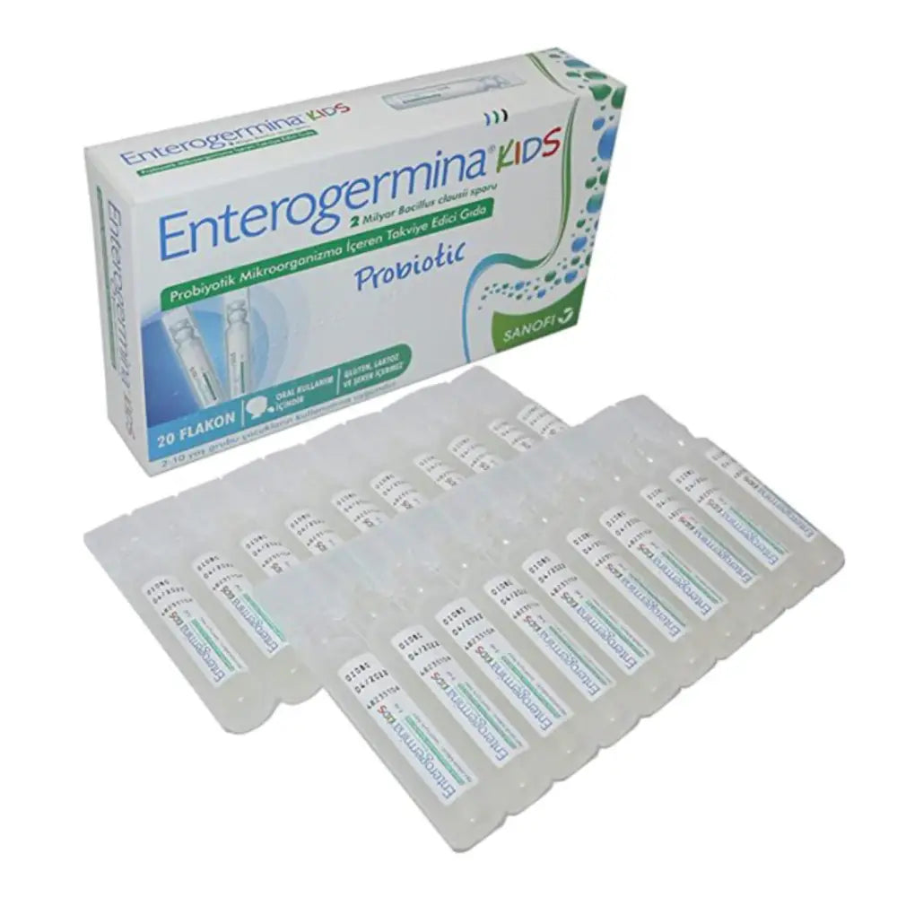 Enterogermina KIDS (20 Vials in Each Pack) Bacillus Clausii
