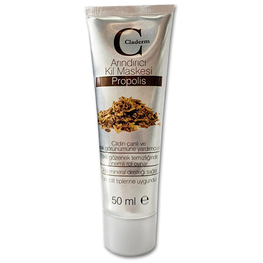 Claderm Propolis Clay Mask - Natural Skincare for Nourished & Hydrated Skin - Face Mask