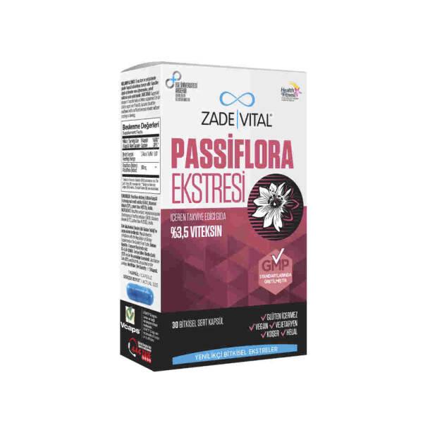 Zade Vital Passiflora Extract Supplement - 300mg Vegetarian Capsules, 30 Count - Vitamin & Supplement