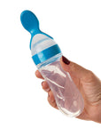 Babyjem Baby Squeeze Spoon - Easy Feeding, BPA Free, Silicone Spoon for Babies - Mavi - view 6