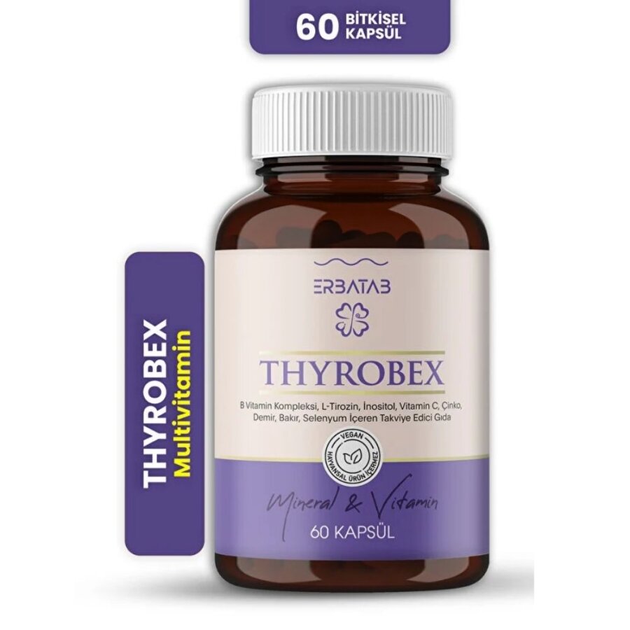 Erbatab Thyrobex Multivitamin & Mineral Support 60 Capsules