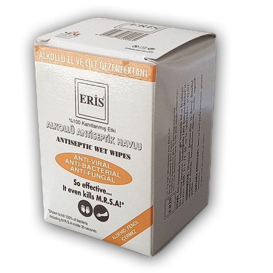 Eris Hand and Skin Cleansing Antiseptic Wipes 10 Count