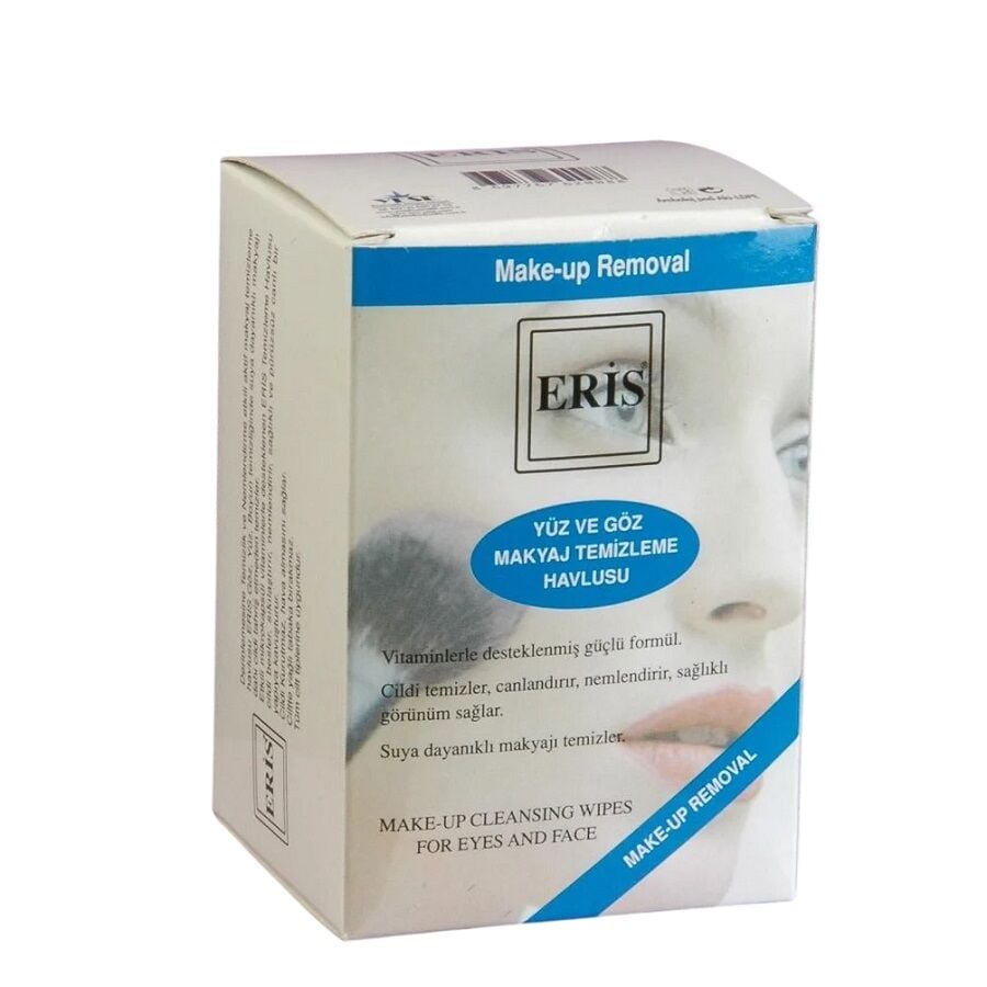 Eris Face & Eye Makeup Remover Wipes for Gentle Cleansing 10 Count