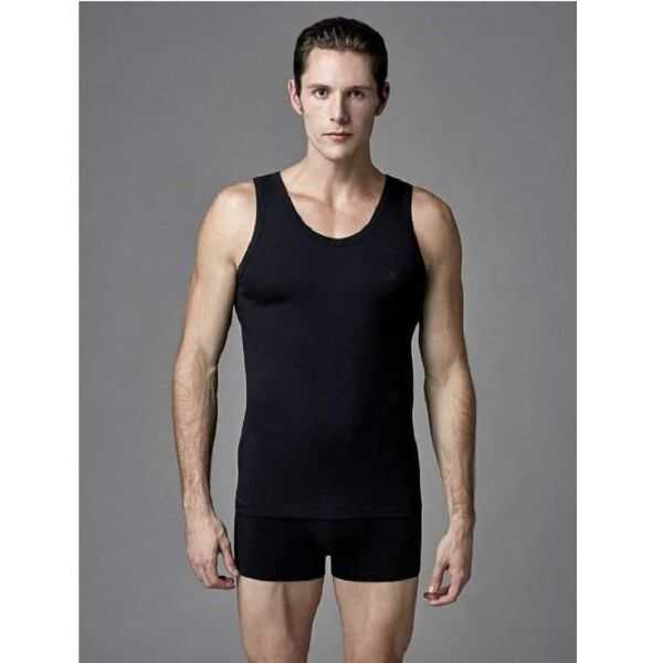 Eros ERS030 Black Undershirt 2-Pack for Daily Comfort