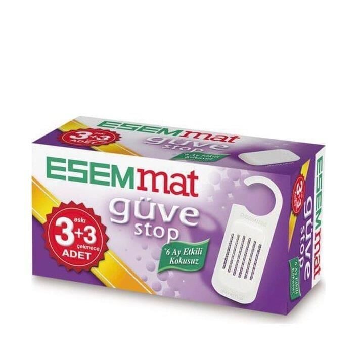 Esemmat Moth Stop Hanger & Drawer Repellent Set 6 Pack