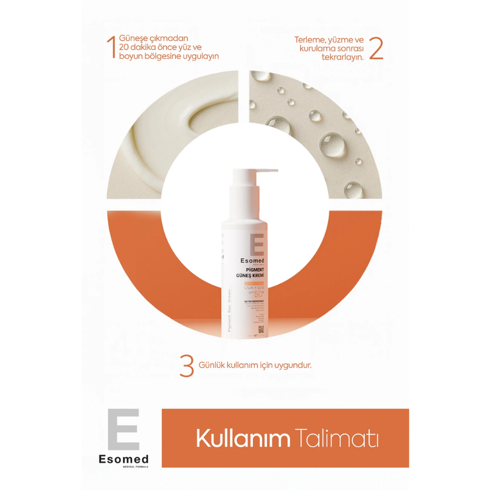 Esomed SPF 50+ Pigment Acti-White Sunscreen 150 ml