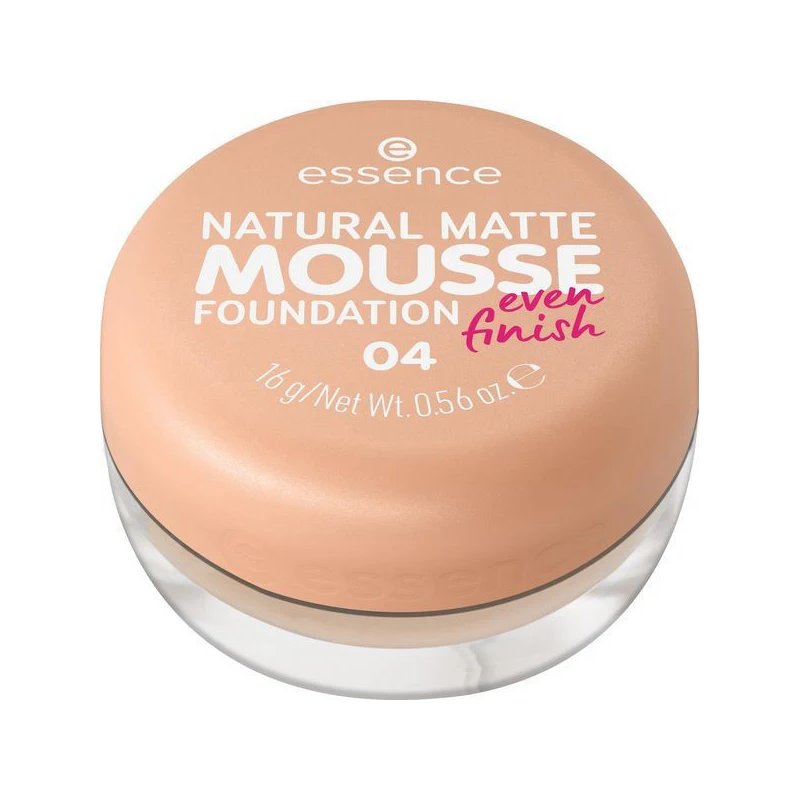Essence Natural Matte Mousse Foundation 04 Natural Finish 16g